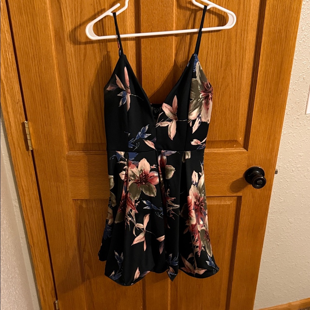Windsor Black and Pink Floral Dress